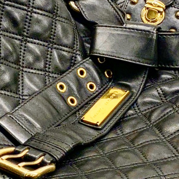 (More Photos) Marc Jacobs Large Quilted Bruna Handbag - Picture 5 of 6